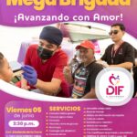 DIF Matamoros invita a la población a beneficiarse con la Mega Brigada “Avanzando con Amor”en la Col. Abelardo de la Torre