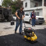 Gobierno de Beto Granados continúa mejorando vialidades con acciones permanentes de bacheo en Matamoros