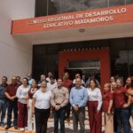 Beto Granados fortalece la coordinación con autoridades educativas estatales durante visita al CREDE Matamoros