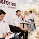 Supervisa Beto Granados rehabilitación de área deportiva y se reúne con vecinos de Infonavit Los Ángeles con el programa “Tu Voz Transforma”