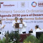 Reconocen liderazgo de Américo Villarreal por avances de Tamaulipas en la Agenda 2030